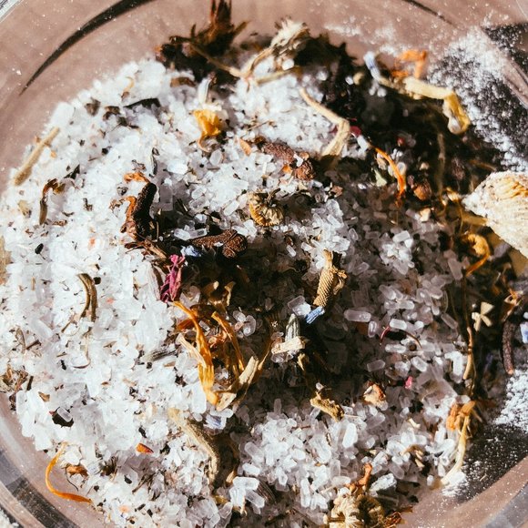 Flower Garden Bath Tea / Salt Soak - Picture 2 of 3